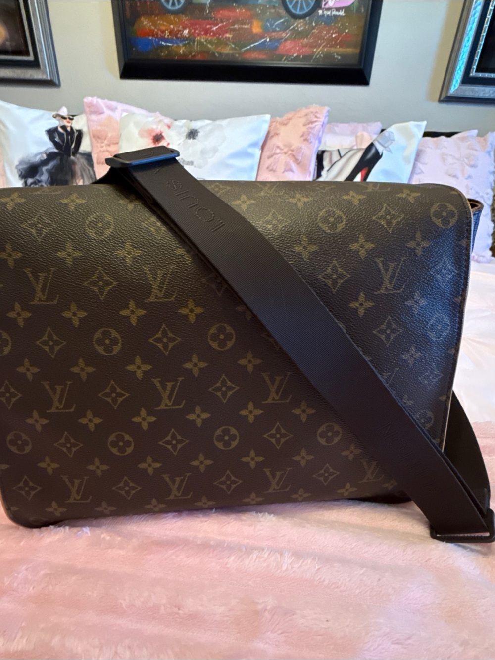 Louis Vuitton Brown Monogram Messenger with Dark Brown Strap